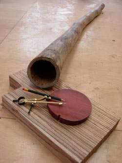 agave didjeridu wood mouthpiece