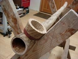 agave didjeridu wood mouthpiece