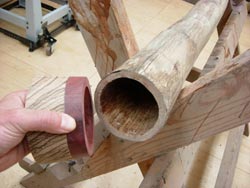 agave didjeridu wood mouthpiece