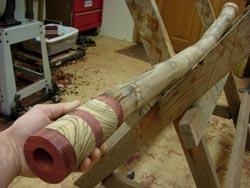 agave didjeridoo wood mouthpiece