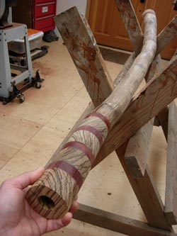 agave didjeridoo wood mouthpiece