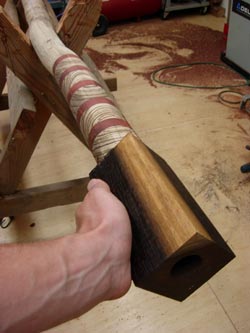 agave didjeridoo wood mouthpiece