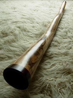 wooden didgeridoo bell