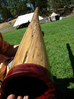 wood didgeridoo