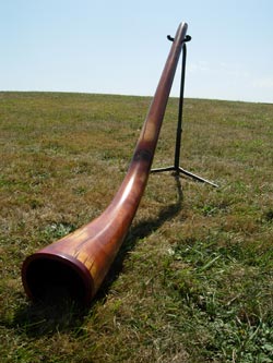 wood didgeridoo 
