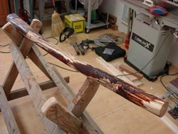 making an wooden didjeridu