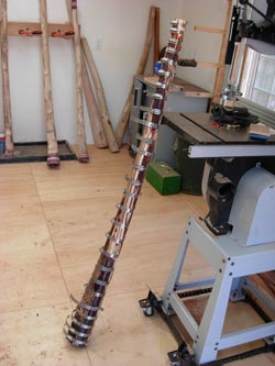 making an wooden didjeridu
