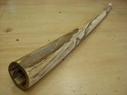 making an wooden didjeridu