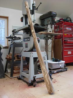 making an wooden didjeridu