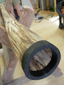 making an wooden didjeridu