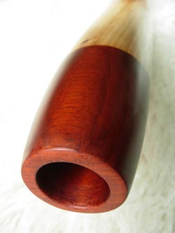 wooden didgeridoo mouthpiece