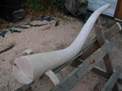making an wooden didgeridoo