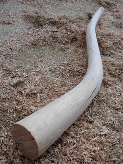 making an wooden didgeridoo