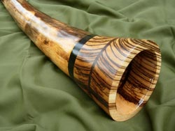 wooden didgeridoo bell