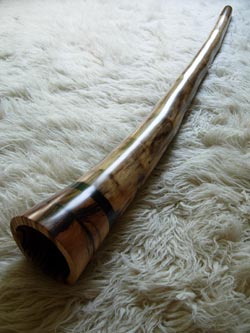 wooden didgeridoo bell