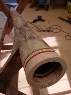 making an agave didgeridoo