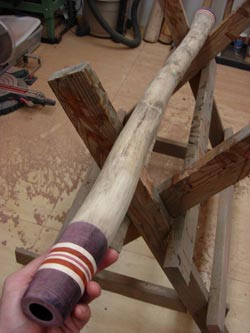 making an agave didgeridoo