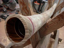 making an agave didgeridoo