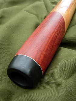 wooden didgeridoo mouthpiece