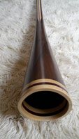 hardwood didgeridoo bell