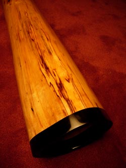 wooden didgeridoo bell