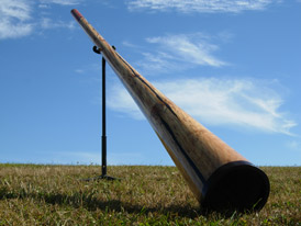 wood didgeridoo bell