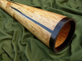 wooden didgeridoo mouthpiece